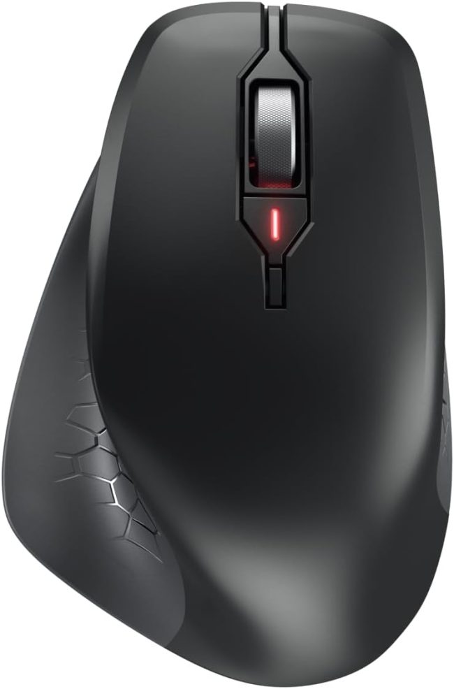 Stream Mouse Comfort. Silent Click with Ergonomic Shape and Wireless Freedom.